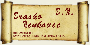 Draško Nenković vizit kartica